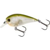 Westin Bassbite 1.5 Squarebill 6cm 13g Floating – Crankbait voor Bass en Roofvis - Kleur : Clear Olive