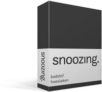 Snoozing Badstof Hoeslaken - Lits-jumeaux (180x200 of 160x210/220 cm) - Grijs