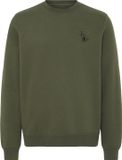 Blend Heren Sweater BHKACE CREW SWEAT - Maat S - Katoen/Polyester - Effen - Ronde Hals - Lange Mouw - Casual - Herfst/Winter