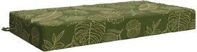 vidaXL Zitkussen SOEST 100% Polyester Bladontwerp 120 x 60 x 15 cm
