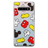ERT GROUP Mobiele telefoonhoes voor Samsung S10 Plus origineel en officieel gelicentieerd Disney Mickey 046-patroon perfect geschikt voor mobiele telefoonvorm, gedeeltelijk bedrukt