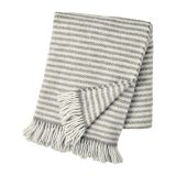 Scandi Living Plaid en laine Tidal 130x180 cm Gris foncé