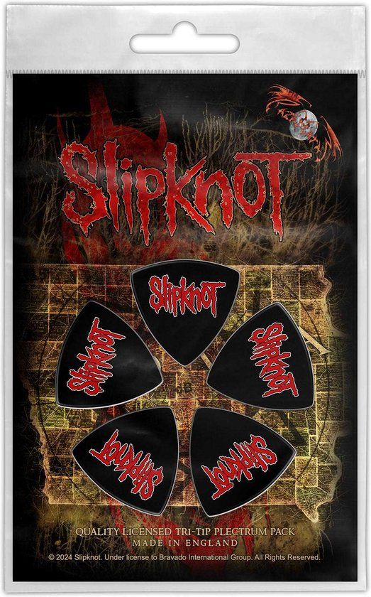 Slipknot Logo Unisex Plectrumset - meerkleurig - Standard