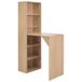 VidaXL Bartafel met kast 115x59x200 cm eikenkleurig
