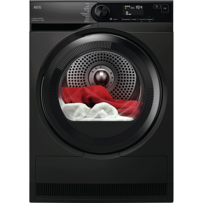 AEG TR769DS4G Warmtepompdroger 9kg Dark Silver
