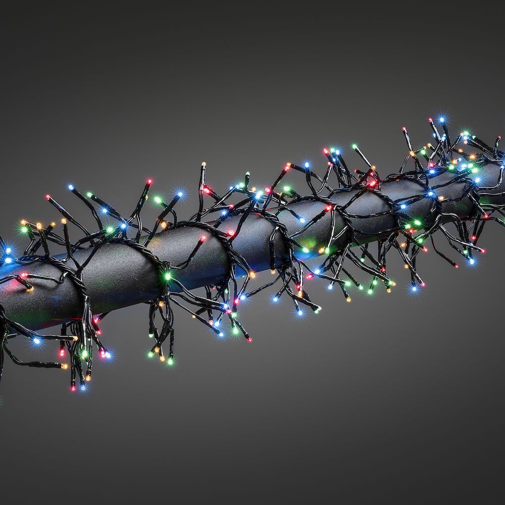 Konstsmide Lichtsnoer Cluster Veelkleurig 960 Led 12,2 Meter Zwart