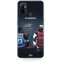 Oppo A32 Case Young Jordan vs Old Jordan Be Legendary Basket Maniacase