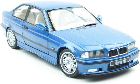 Solido BMW E36 Coupé M3 - Blauw - 1:18 - Modelauto