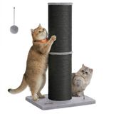 Feandrea Kattenboom XXL, 85 cm hoog, 17 cm dikke stam, Inktzwart