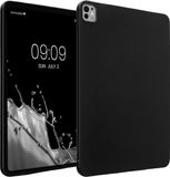 kwmobile Hoes geschikt voor Apple iPad Pro 13" (2024) - Siliconenhoes voor tablet in mat zwart