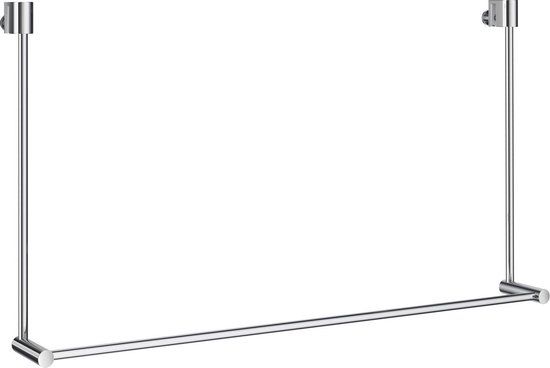 Smedbo Sideline Handdoekrek - Voor Douchewand - 60 x 33 cm - Chroom