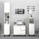 Maison Exclusive - Ensemble d'armoires salle de bain 3 pcs blanc bois d'ingénierie