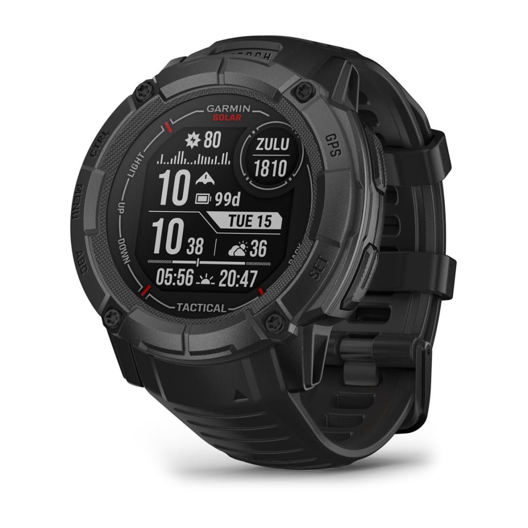 Garmin Instinct 2X Solar Tactical Edition Smartwatch - Black