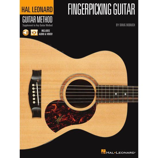 Hal Leonard Fingerpicking Guitar Method by Doug Boduch with Audio & Video