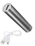 Externe Meizu Externe accu voor Meizu Pro 7 Plus Universal Power Bank 2600 mAh met USB-kabel/Mirco USB noodaccu (zilver)