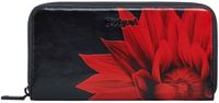 Desigual Mone Flowerina Fiona Long Wallet Black zwart