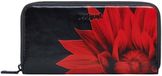 Desigual Mone Flowerina Fiona Long Wallet Black zwart