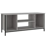 Sonoma Eikenkleurig meuble TV 102x35x45 cm Bois traité Gris