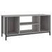 Sonoma Eikenkleurig meuble TV 102x35x45 cm Bois traité Gris