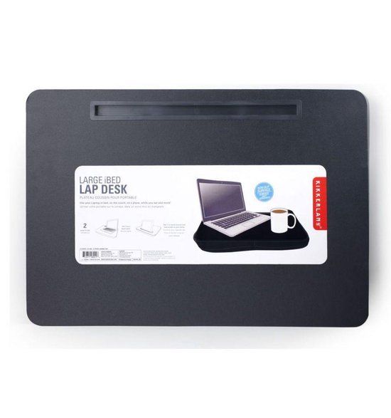 Kikkerland Laptophouder XL iBed - Zwart
