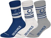 Nfl Sokken NFL 3Pack Crew Socks Indianapolis Colts 39-42