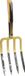 Talen Tools Spitvork - 4 tanden - Met D-Handvat