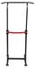 Power Tower: Klim- en diprek - MK-4001H. Appareil d'entraînement - 10 fois réglable en hauteur (165–210 cm) - Capacité de charge : 150 kg - Home Gym - Noir/Rouge