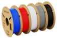 PLA filament d'imprimante 3D - 1,75 mm - Lot de 5 kg, composé de 5 bobines de 1 kg - Convient aux imprimantes 3D FDM - Couleurs multiples : rouge, blanc, bleu, noir, gris