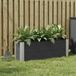 Maison Exclusive - Jardinière surélevée, noir, 100 x 30 x 36 cm, en WPC et aluminium