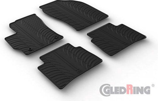 Gledring Rubbermatten Toyota Corolla Touring Sports Hybrid 12/2018- (4-delig)