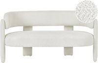 Beliani BUREa - Tweezitsbank - Gebroken wit - Chenille