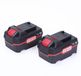 Set de 2 batteries de remplacement lithium-ion 20V et 4,3Ah pour outils 20V