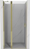 Mexen Mist porte de douche pivotante 100 cm, transparent, or