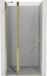 Mexen Mist porte de douche pivotante 100 cm, transparent, or