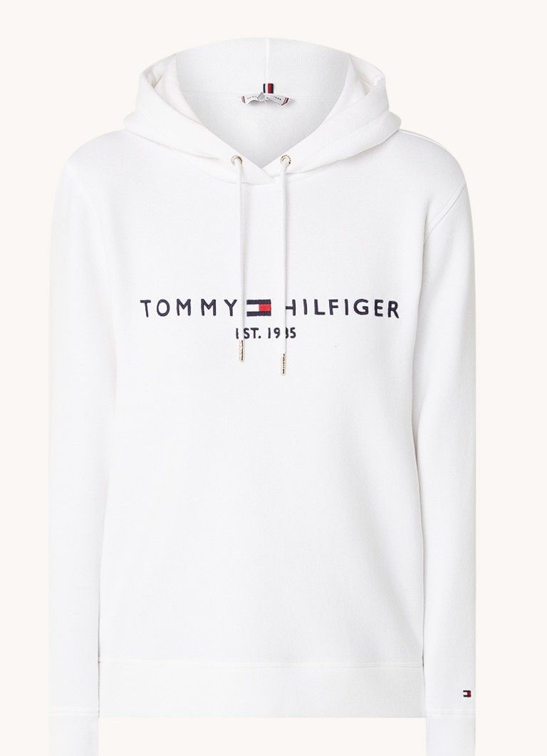 Tommy Hilfiger Fleece Hoodie with Logo Embroidery