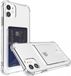 Selected by GSMpunt.nl Transparant Dun TPU Hoesje met Pasjeshouder Geschikt voor Apple iPhone 11