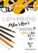 Clairefontaine 96580C - Gelijmd Blok Lettering A5 14,8x21 cm 190g - 20 Vellen Clairefontaine Velijnpapier Extra Wit en Glad - Ideaal voor Lettering