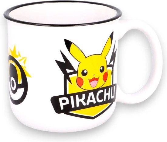 Stor Pokémon mok Pikachu wit - moods - 400ml