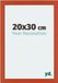 Your Decoration - Cadre photo 20x30 cm - MDF - Orange - Mura