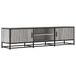 vidaXL meuble TV 180x35x41 cm bois traité gris couleur chêne Sonoma