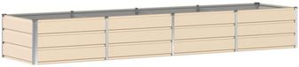 vidaXL Plantenbak Ivoor 320 x 80 x 45 cm Staal