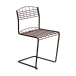 Grythyttan Stålmöbler Chaise High Tech Chestnut