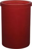 Spirella YOKO Tandenborstelhouder – Beker voor Badkamer Accessoires – Tumbler Glas Bordeaux – 7,5 x 10,6 cm