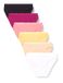 Dim Culottes Femme Lot de 6 | Les Pockets Ecodim Coton | Douceur & Confort | Ceinture Invisible | Multicolores | Style Classique