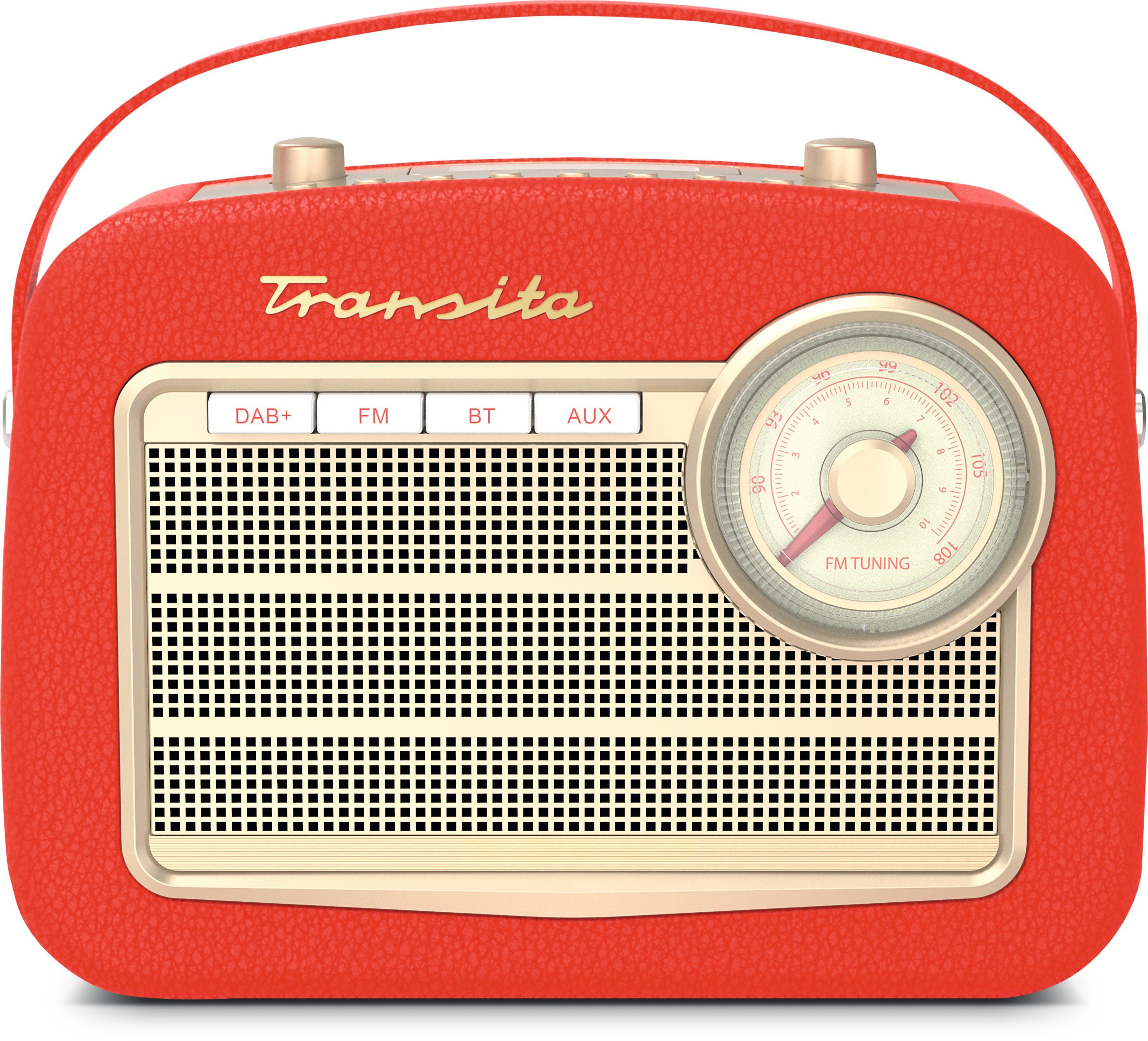 TechniSat Transita 130 Retro DAB+ Radio - Rood