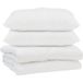 Icecat Housse de couette avec oreiller 3 pièces blanc microfibre