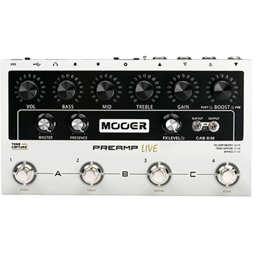 Mooer Preamp LIVE Digital Multi Preamp Modeler effectpedaal