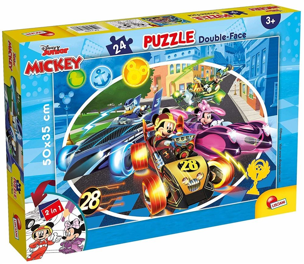 Lisciani Puzzle Df Plus 24 Mickey - 3-6 jaar - Unisex