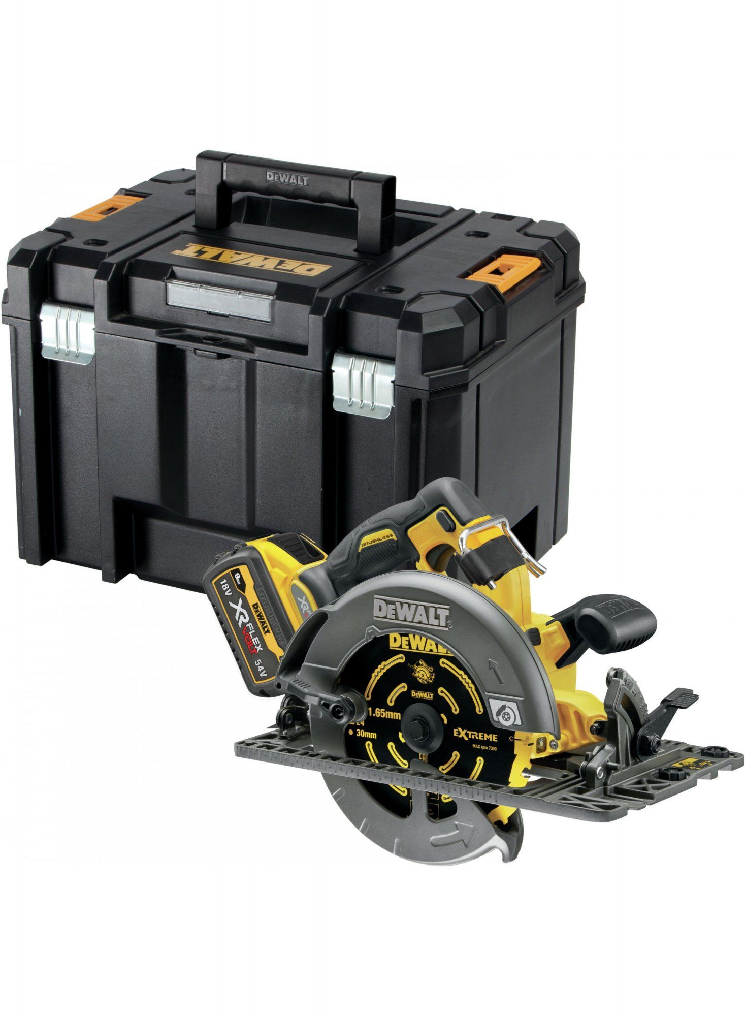 DeWalt DCS579NT - 54V FlexVolt Accu Cirkelzaag - 190mm - Body in TSTAK