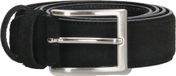DD Exclusive Siena Suède Lederen Riem - Zwart - Maat 105